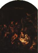 REMBRANDT Harmenszoon van Rijn Adoration of the Shepherds china oil painting reproduction